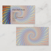 Carte De Visite Monterey Fractal Art (Devant / Derrière)