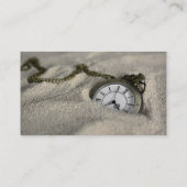 Carte De Visite Montre de poche - Les sables du temps (Dos)