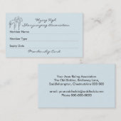 Carte De Visite Montrez l'adhésion de club de pullover (Devant / Derrière)