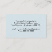 Carte De Visite Montrez l'adhésion de club de pullover (Dos)