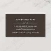 Carte De Visite Montrez vos compétences Carpenter Woodworker (Dos)