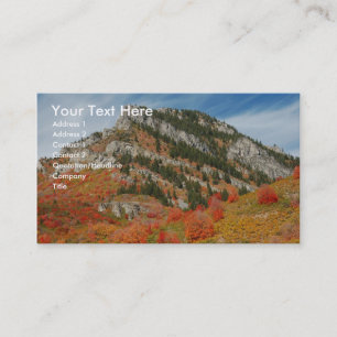Carte De Visite Monts Utah à l'automne