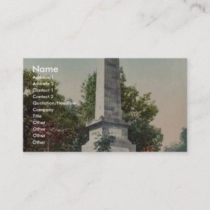 Carte De Visite Monument de Wolfe et de Montcalm, Québec Photochr