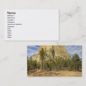 Carte De Visite Monument national de Devils Tower (Devant / Derrière)
