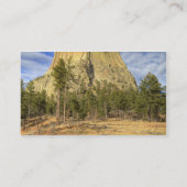 Carte De Visite Monument national de Devils Tower (Dos)