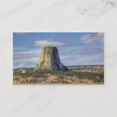 Carte De Visite Monument national de Devils Tower (Dos)