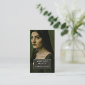 Carte De Visite Moody Actress Model Photo (Debout devant)