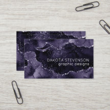 Moody Agate | Midnight Indigo Deep Purple Glam