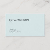 Carte De Visite Moody Foggy Forest Mystic Deep Woods (Dos)