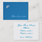 Carte de visite Moon Blue Sky (Devant / Derrière)
