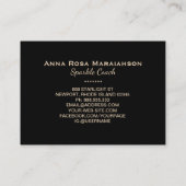 Carte De Visite *~* Moon Cosmars Stars Gold Sparkle Parties scinti (Dos)