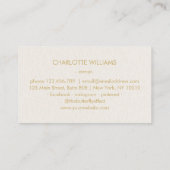 Carte De Visite Moon Crystal Energy Healer (Dos)