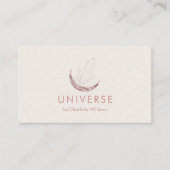 Carte De Visite Moon Crystal Energy Healer (Devant)
