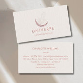 Carte De Visite Moon Crystal Energy Healer