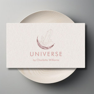 Carte De Visite Moon Crystal Energy Healer