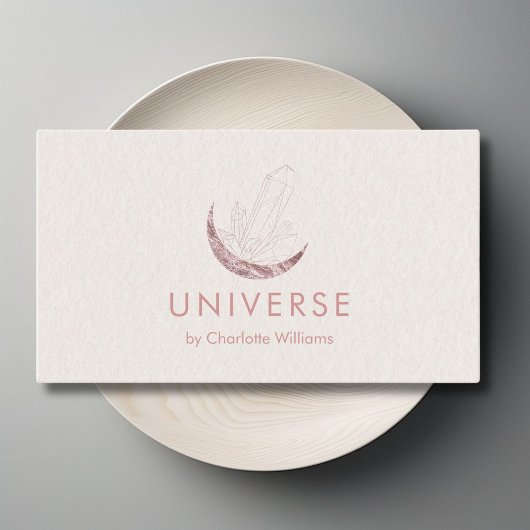Carte De Visite Moon Crystal Energy Healer