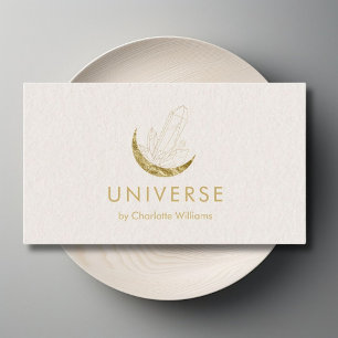 Carte De Visite Moon Crystal Energy Healer