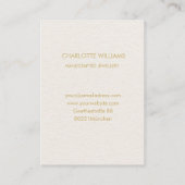 Carte De Visite Moon Crystal Energy Healer Business Card (Dos)