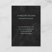 Carte De Visite Moon Crystal Energy Healer Business Card (Dos)