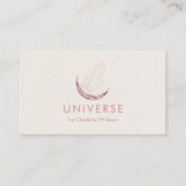 Carte De Visite Moon Crystal Energy Healer QR-Code (Devant)