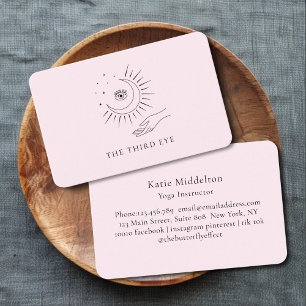 Carte De Visite Moon Eye Yoga Reiki Bien-être 