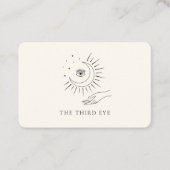 Carte De Visite Moon Eye Yoga Reiki Wellness  (Devant)