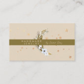 Carte De Visite Moon Star Bijouterie artisanale Artiste Faux Gold (Devant)