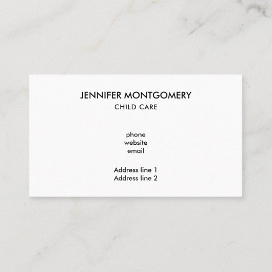 Carte De Visite Moon, Stars and Clouds Pattern on Rose (Dos)