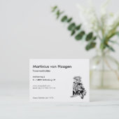 Carte De Visite Mops (Debout devant)