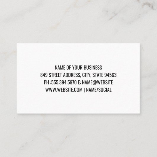 Carte De Visite Morceaux d'échecs à bord (Dos)