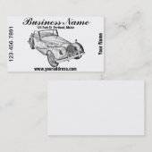 Carte De Visite Morgan 1964 plus l'illustration de voiture de (Devant / Derrière)