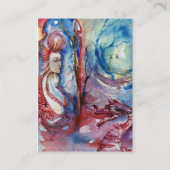 Carte De Visite MORGANA ET DRAGON PARCHEMENT MONOGRAMME Purple Gem (Dos)