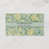 Carte De Visite Morris Vine & Jasmine Jardin Fleur Classique (Devant)