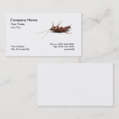 Carte de visite mort de cancrelat (Devant / Derrière)