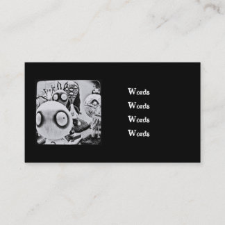 Carte de visite mort vivant de jouets