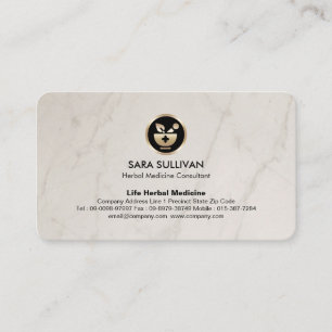 Carte De Visite Mortar Pestle Herbal Medicine Homéopathie