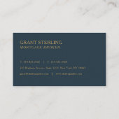 Carte De Visite Mortgage Broker Nautical Compass  (Dos)