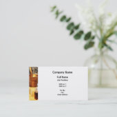 Carte De Visite Mortier et pilon en laiton (Debout devant)