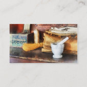 Carte De Visite Mortier et pilon et boîte de cacao (Dos)