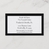 Carte de visite mortuaire élégant de pavots de (Dos)