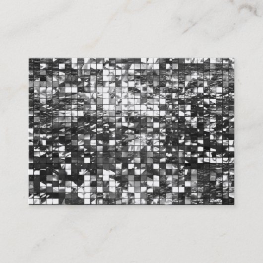 Carte De Visite Mosaïque Abstraite (Devant)