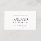 Carte De Visite Mosaïque de blocs de couleur géométriques modernes (Dos)