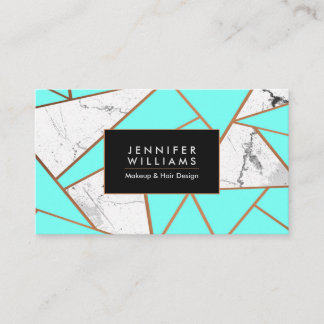 Carte De Visite Mosaïque de marbre