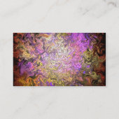 Carte De Visite Mosaïque en verre souillé (Dos)