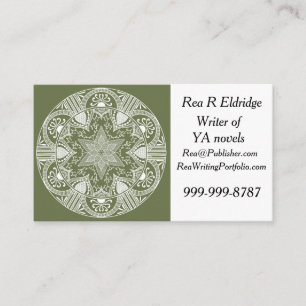 Carte De Visite Moss Mandala