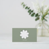 CARTE DE VISITE MOSSGREEN DE FLEUR BLANCHE (Debout devant)