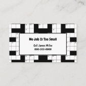 Carte De Visite Mot de passe - Puzzle (Dos)