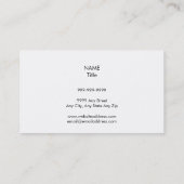 Carte De Visite Moteur (Dos)