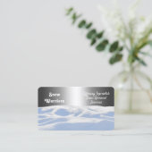 Carte De Visite Moteur de neige (Debout devant)