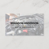 Carte De Visite Moteur de nettoyage mécanique (Devant)